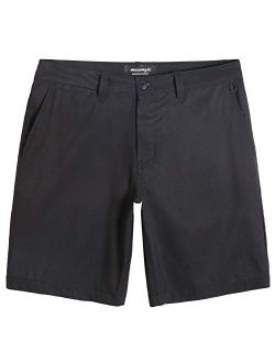 Men's Slim-fit Golf Shorts 9" Inseam Amphibious Casual Shorts Stretch Quick Dry Daily Casual Wear
