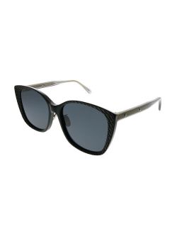BV 0218SK 001 Womens Cat-Eye Sunglasses