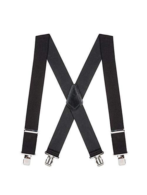 SuspenderStore Men's Classic 2-Inch Wide Clip Suspenders
