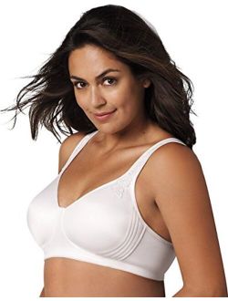 Women's 18 Hour Breathably Cool w/ Cushioned Comfort Strap Full Coverage Bra US4E78