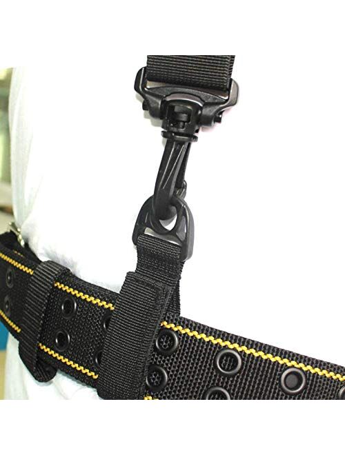 AISENIN Nylon Police Duty Belt Suspenders - Duty Belt Harness Tool Belt Suspenders Padded