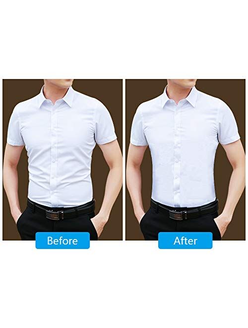 xydstay Shirt Stays for men Adjustable Elastic Shirt Garters, Mens Shirt Stays