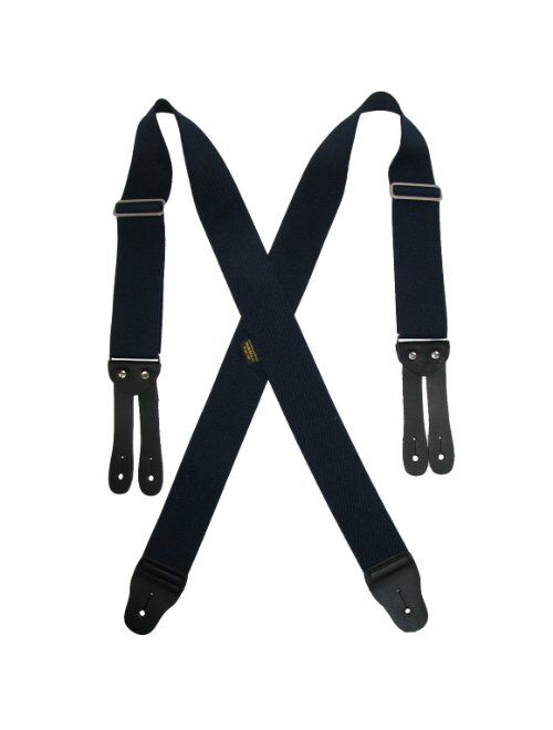 Welch Men's Big & Tall Elastic Button End Work Suspenders