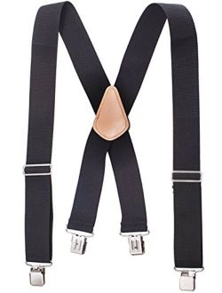 HoldEm Heavy Duty Work Suspenders Adjustable Extra Heavy Strong Sturdy Clips Braces