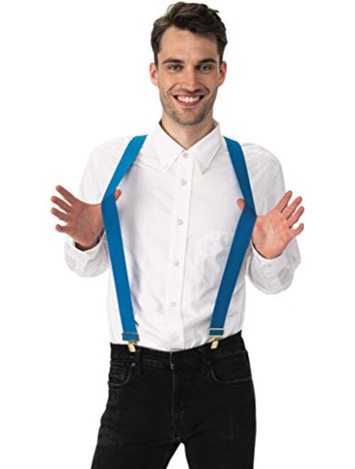 Rubie's Adult Adjustable Clip Suspenders, One Size