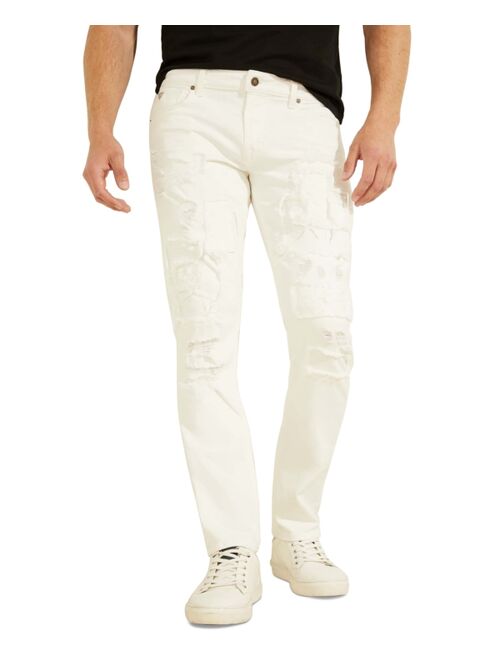 Guess Men's Slim-Fit Ripped Jeans