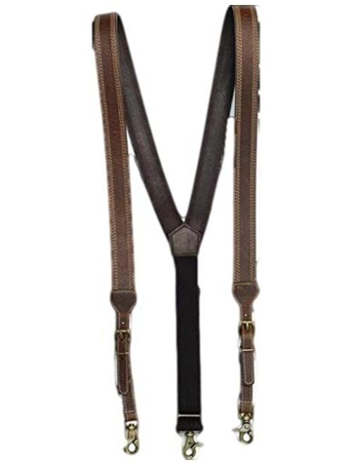 Nocona Belt Co. Men's Triple Stitched Suspenders - N2712402