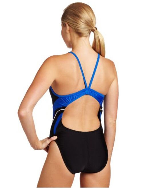 Speedo Women Rapid Splice Xtra Life Energy Back Performance Swimsuit