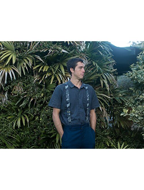 BMC 3pc Mens Clip Suspenders Heavy Duty Adjustable Elastic Set - Various