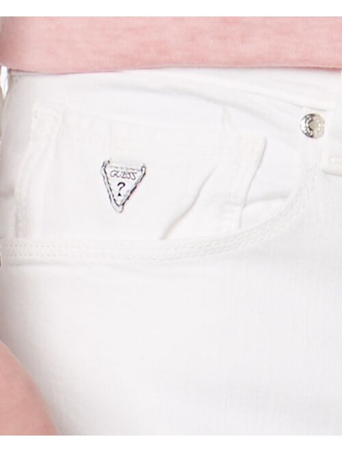 Guess Men's Slim-Tapered Fit Stretch White Jeans