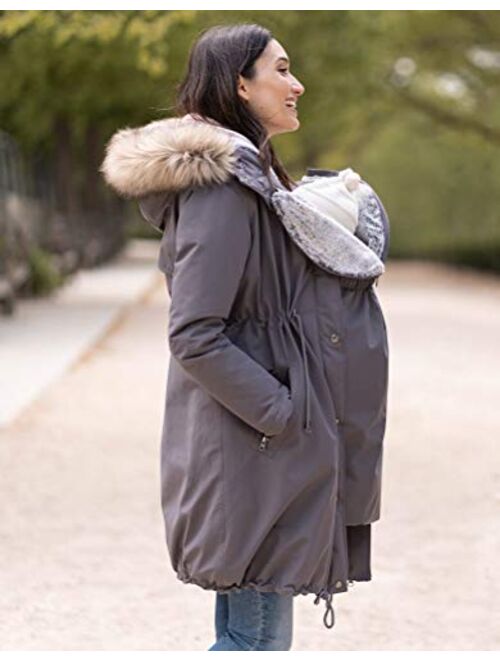 Seraphine Womens Casual Parka Maternity Coat