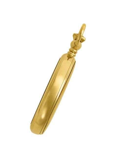 Charles-Hubert Paris Charles-Hubert, Paris Gold-Plated Open Face Mechanical Pocket Watch