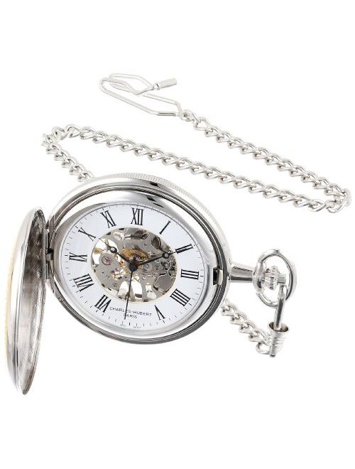 Charles-Hubert Paris Charles Hubert 3859 Two-Tone Mechanical Pocket Watch