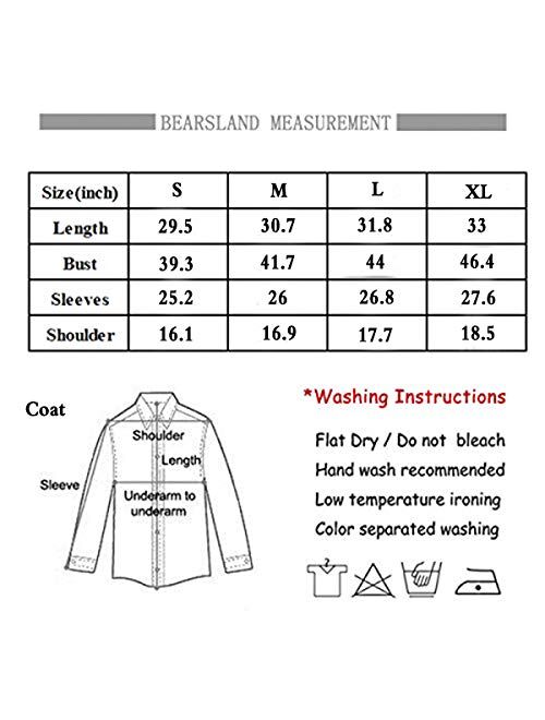 Bearsland Maternity Babywearing Pregnancy Jacket Coat Mother's Down Duffle Coat with Windproof Waterproof