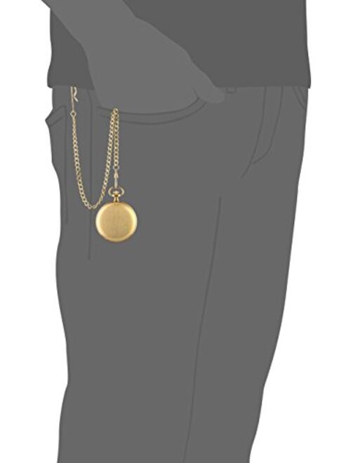 Charles-Hubert Paris Charles-Hubert, Paris 3974-G Classic Collection Analog Display Japanese Quartz Pocket Watch