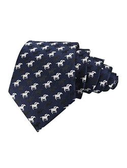 Men's Exquisite Woven Tie Horse Neckties