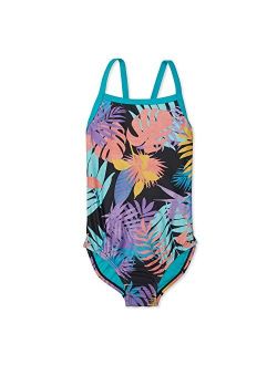 Girl's Swimsuit One Piece Thin Straps