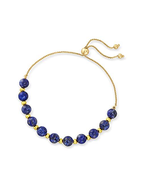 Ross-Simons 14kt Yellow Gold Beaded Bolo Bracelet