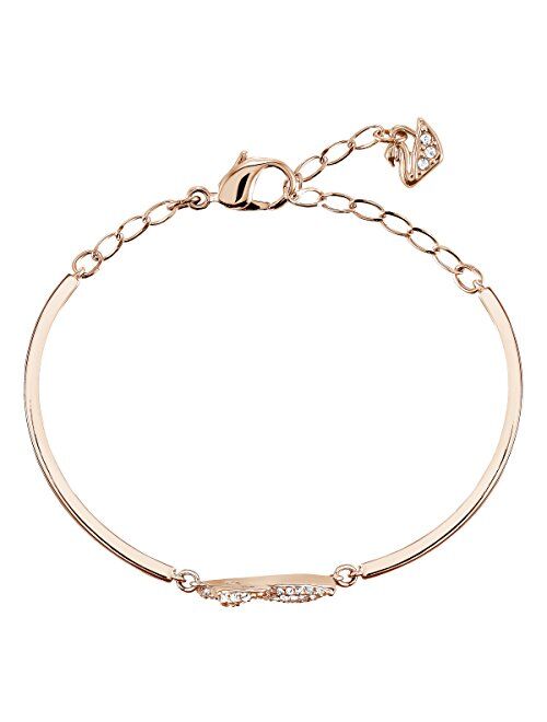 SWAROVSKI Women's Swan Jewelry Collection, Rose Gold Tone Finish, Clear Crystals