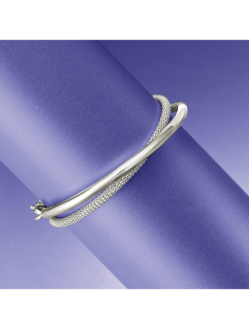 Ross-Simons Italian Sterling Silver Wrap Bracelet