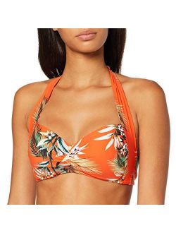 Women's Soft Cup Halter Bikini Top Swimsuit