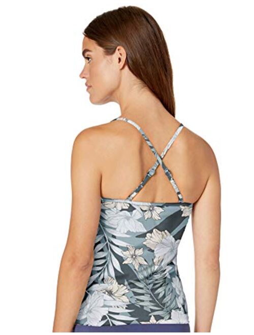 Seafolly Women's Tie Front Tankini Top with Adjustable Straps