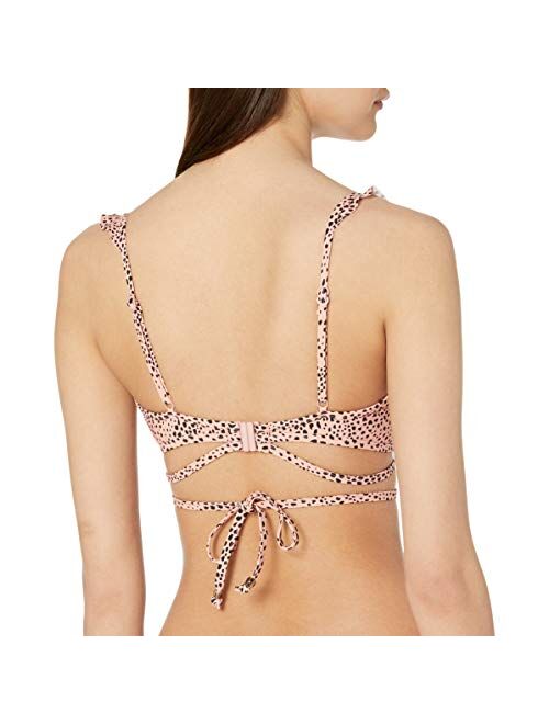Seafolly Women's Ruffle Wrap Bralette Bikini Top Swimsuit