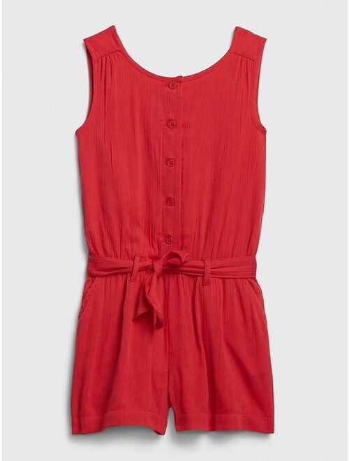 GAP Kids Gauze Tie Romper