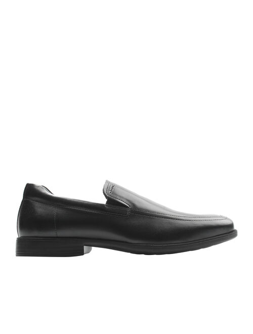 Geox Calgary Slip-On Black Letaher Men's Dress Shoes U926SD-00043-C9999