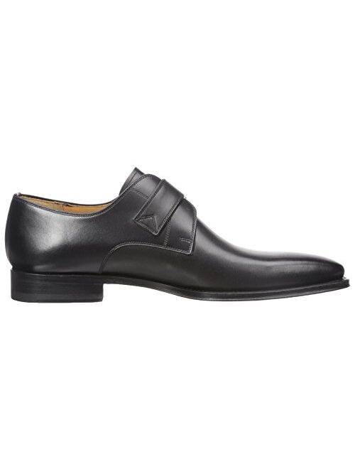 Magnanni Marco Black Men's Monk Strap Shoes