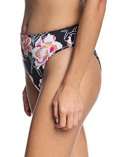 Roxy Women's Printed Beach Classics High Leg Waisted Bikini Bottom