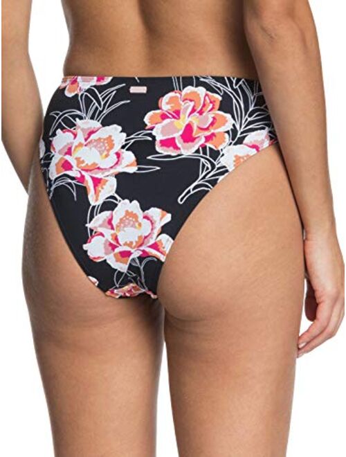 Roxy Women's Printed Beach Classics High Leg Waisted Bikini Bottom