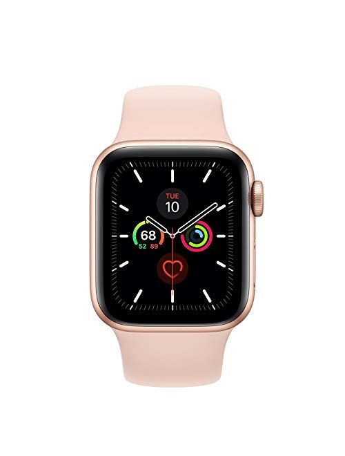 Apple Watch Series 4 (GPS, 40MM) - Gold Aluminum Case with Pink Sand Sport Band (Refurbished)