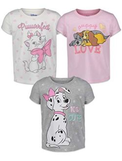 101 Dalmatians 3 Pack Short Sleeve T-Shirts