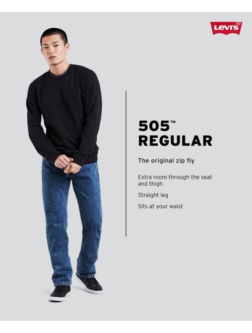 Levi's Men's 505™ Regular Fit Straight Jeans