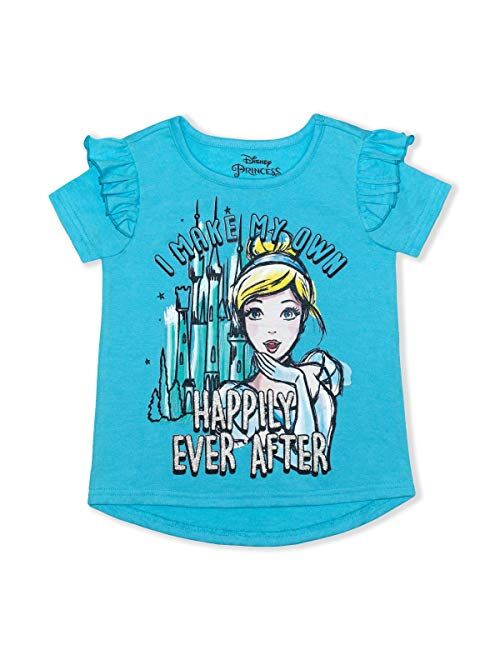 Disney Cinderella Girl's Happily Ever After Pullover Summer Blouse Tee Shirt