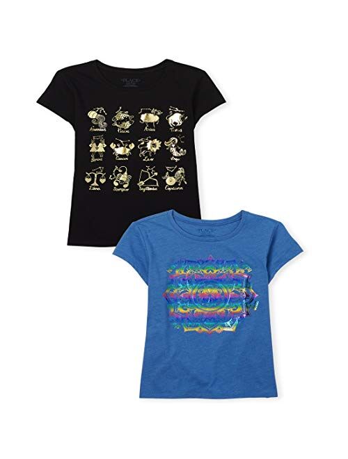 The Children's Place Girls Trend Graphic Tee 2-Pack