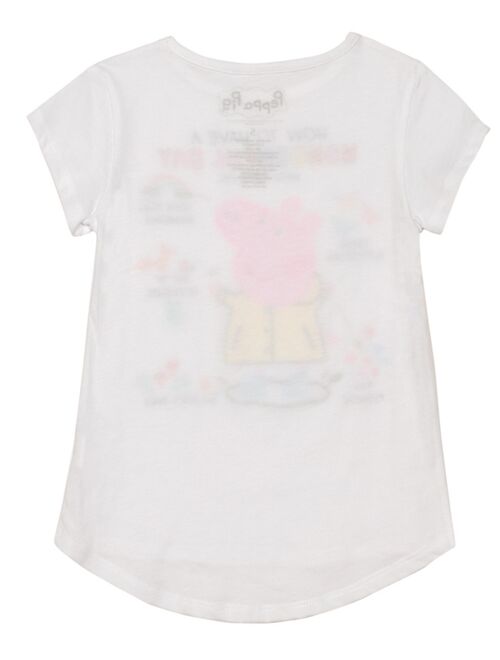 Disney Little Girls Peppa Pig Short Sleeve T-shirt
