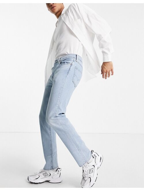 Levi's 511 slim fit jeans in stretch light indigo worn wash