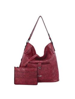 Women Shoulder Handbag Purse Top-Handle Hobo Roomy Casua Ladies' Shoulder Bag Fashion PU Tote Satchel Bag for Women