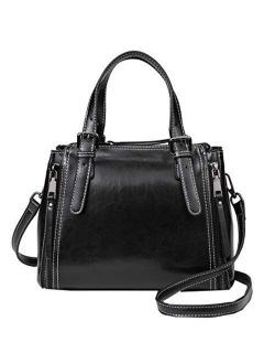 Heshe Women’s Leather Shoulder Handbags Hobo Bag Bucket Bags Designer Satchel Ladies Purses Crossbody Bag