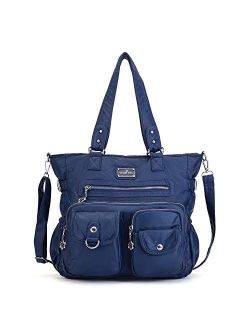 Angelkiss Purses Handbags for Women PU Tote Satchel Bags for Women Pockets Shoulder Bags XS160500
