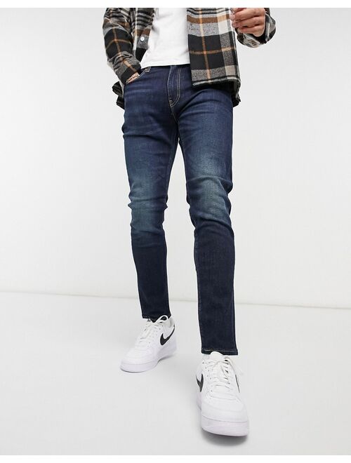 Levi's 512 slim taper fit jeans in biologia dark wash