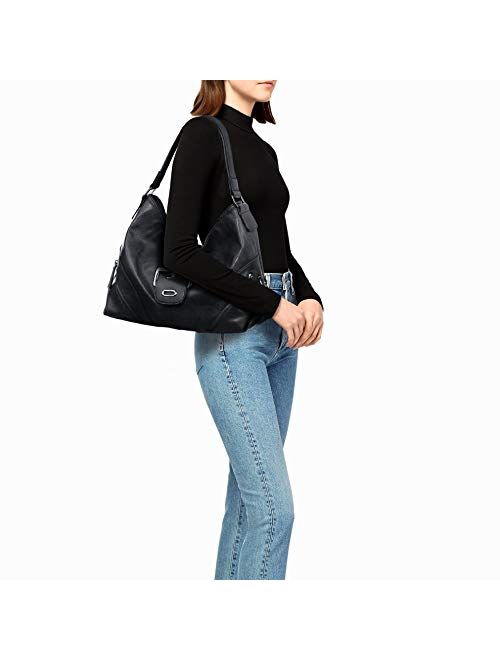 Hobo Handbags for Women Large Satchel Tote Bags Ladies Shoulder Bag Buckle Designer Roomy Purses PU Leather