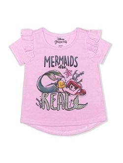 Ariel Girl's Mermaids are Real Pullover Summer Blouse Tee Shirt
