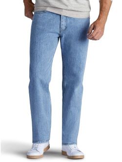 Men's Relaxed Fit Straight Leg Jeans - Worn Light, Worn Light, 31X29