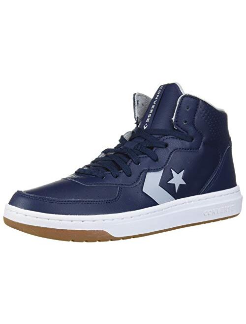 Converse Unisex-Adult Rival Leather Mid Top Sneaker