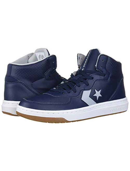 Converse Unisex-Adult Rival Leather Mid Top Sneaker