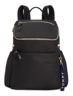 Annada Nylon Zipper Closure Backpack Bag