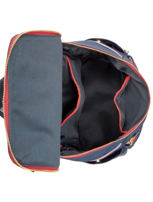 Tommy Hilfiger Annada Nylon Zipper Closure Backpack Bag